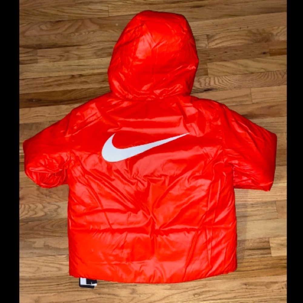 Nike orange coat
